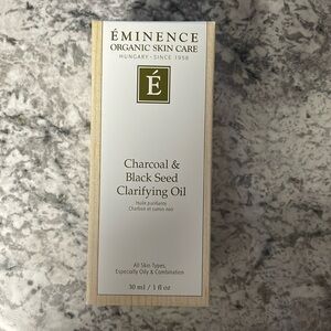 Eminence charcoal and black seeded clarifying oil